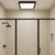 Telbix Lunos Oyster LED Ceiling Light - 25 x 400mm - Black