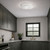 Telbix Legero Oyster LED Ceiling Light - 90 x 500mm - White