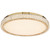 Telbix Lucent Oyster LED Ceiling Light - 55 x 600mm - Gold