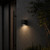 Telbix Lorsa Outdoor LED Wall Light - Single Light - Black