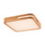 Telbix Lyric Oyster LED Ceiling Light - 60 x 400mm - Wood