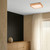 Telbix Lyric Oyster LED Ceiling Light - 60 x 400mm - Wood