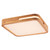 Telbix Lyric Oyster LED Ceiling Light - 60 x 500mm - Wood
