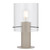 Telbix Mika Iron Base Table Lamp - Clear Glass - Grey
