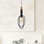 Telbix Marvin Cord Pendant Light - Oval Shape - 170mm - Black & Gold