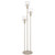 Telbix Mika Industrial Floor Lamp - 3 Light - Clear Glass - Grey