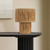 Telbix Nativa Raffia Base Table Lamp - Large - Cream