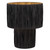 Telbix Nativa Raffia Base Table Lamp - Large - Black