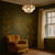 Telbix Overton Chain Pendant Light - Frost Glass - 500mm - Brass