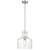 Telbix Perron Rod Pendant Light - Clear Glass - 280mm - Nickel