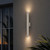 Telbix Penros Outdoor LED Wall Light - 2 Light - Stainless Steel