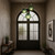 Telbix Patino Black Cord Pendant Light - Green Glass - 300mm - Gold