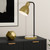Telbix Pivot Industrial Desk Lamp - Gold