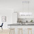 Telbix Pelion Bench Pendant Light - 4 Light - Clear Glass - 860mm - Chrome