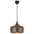 Telbix Polk Black Cord Pendant Light - Bronze Shade - 300mm - Bronze