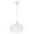 Telbix Polk White Cord Pendant Light - White Shade - 300mm - White