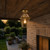 Telbix Rye Chain Pendant Light with Rod - Clear Glass - Brass