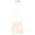 Telbix Skapa Cord Pendant Light - A+C Kit - Opal White Glass - 330mm - White