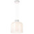 Telbix Skapa Cord Pendant Light - D Kit - Opal White Glass - 380mm - White
