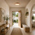 Telbix Thalia Oyster LED Ceiling Light - 60 x 300mm - Wood