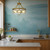 Telbix Valmont Chain Pendant Light - Frost Glass - 500mm - Brass