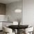 Telbix Tifton Cord LED Pendant Light - Opal White Glass - White