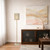 Telbix Valtor Industrial Floor Lamp - White Shade - Gold & White
