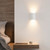 Telbix Tolard Gypsum Indoor Wall Light - White