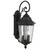 Telbix Tremont Outdoor Wall Light - Clear Glass - Black