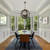 Telbix Vestal Lantern Chain Pendant Light - 4 Light - 450mm - Wood