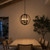 Telbix Vestal Lantern Chain Pendant Light - 6 Light - 550mm - Wood