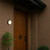 Telbix Viggo Outdoor Bunker LED Wall Light - Round - Black