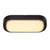 Telbix Viggo Outdoor Bunker LED Wall Light - Rectangular - Black