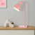 Telbix Pivot Industrial Desk Lamp - Pink