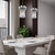 Telbix Virell Chandelier Pendant Light - 3 Light - Crystal Glass - 260mm - Chrome