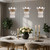 Telbix Virell Chandelier Pendant Light - 3 Light - Crystal Glass - 260mm - Gold