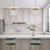 Telbix Virell Chandelier Pendant Light - 6 Light - Crystal Glass - 400mm - Gold