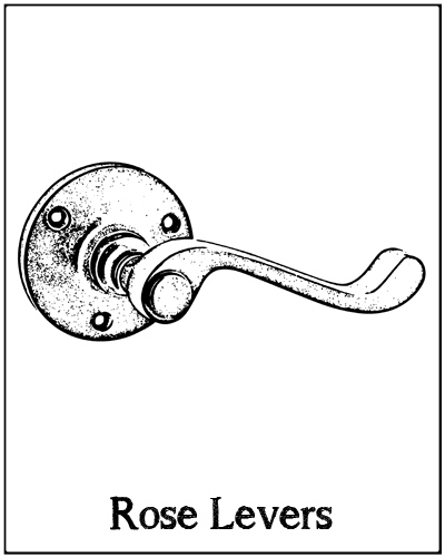 Rose Lever Door Handles