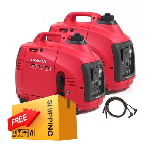 Honda EU10i (1000 Watt) Inverter Generator - Twin Combo Deal