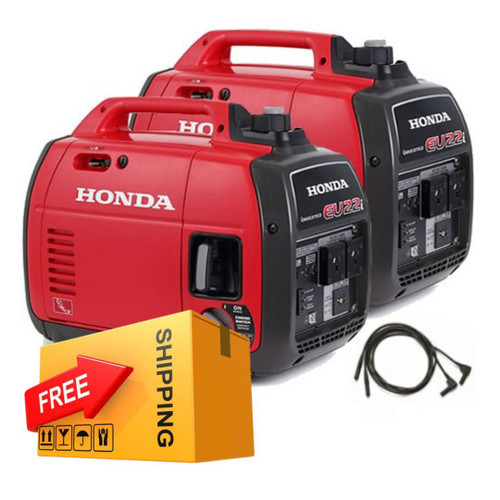 Honda EU22i (2200 Watt) Inverter Generator - Twin Combo Deal