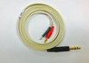 Dynatronics Compatible Gold "Combo" Stereo Plug to Pin/Banana Combo Ends Lead Wires