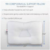 Looking for GREAT savings on a Tri-Core Natural Cervical Support Pillow with Premium Organic Cotton Shell, Tri-Core Natural Cervical Support Pillow, Tri-Core Cervical Support Pillow, Tri Core Cervical Support Pillow, Cervical Pillow, Tri Core Pillow, Cervical Support Pillow, Cervical Sleeping Pillow, Core Pillow, Sleeping Pillow, Pillow?