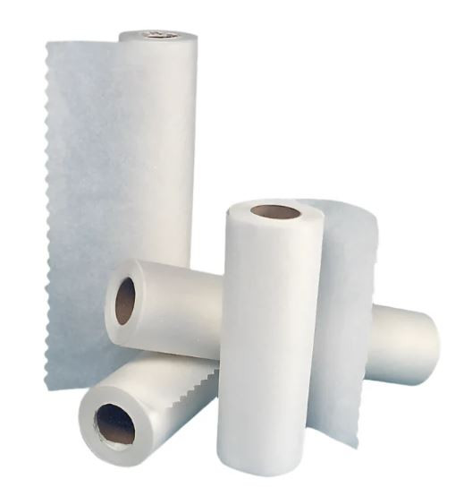 White 12.5-inch crepe headrest paper, headrest paper, crepe paper, face paper, leander paper, leander table paper, table headrest paper, table face paper, table paper 