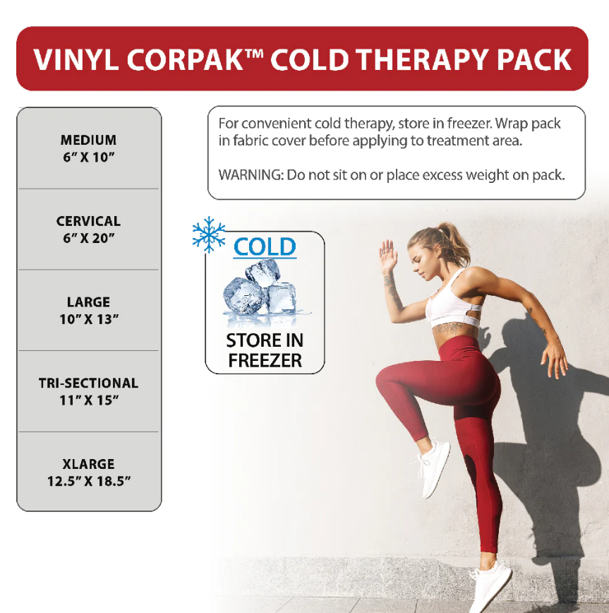 Core Vinyl Cold Corpak Large, Core Vinyl Cold CorPak, Chattanooga Cold Pack, ice pack, ice packs, Cold Packs, Cold Pack, Core CorPak,  CorPak, Core Cold Pack, Cold Pack