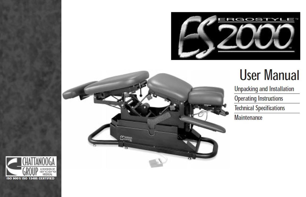 Ergostyle ES 2000 User Manual - PDF Download