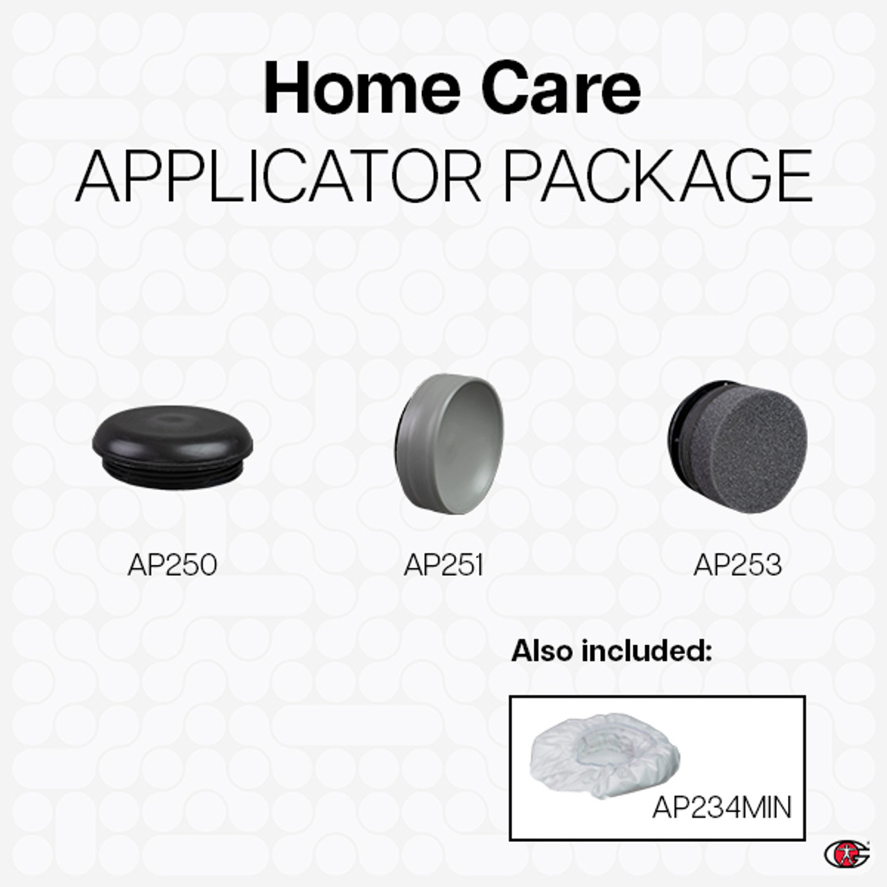 General Physiotherapy Pre-Packaged Applicator Kit - Home Care Package, Home Care Package, G5 Applicator Package, GK3 Applicator Package, G5, GK3, Home Care Package, Applicator Package, GK3 Applicators, G5 Applicators, General Physiotherapy, Round Hard Vibration replacement tip, Adult Soft Cupping Replacement Tip, Soft Sponge Replacement Tip, Disposable Covers, replacement g5 tip, replacement gk3 tip  General Physiotherapy Pre-Packaged Applicator Kit - Home Care Package, Home Care Package, G5 Applicator Package, GK3 Applicator Package, G5, GK3, Home Care Package, Applicator Package, GK3 Applicators, G5 Applicators, General Physiotherapy, Round Hard Vibration replacement tip, Adult Soft Cupping Replacement Tip, Soft Sponge Replacement Tip, Disposable Covers, replacement g5 tip, replacement gk3 tip