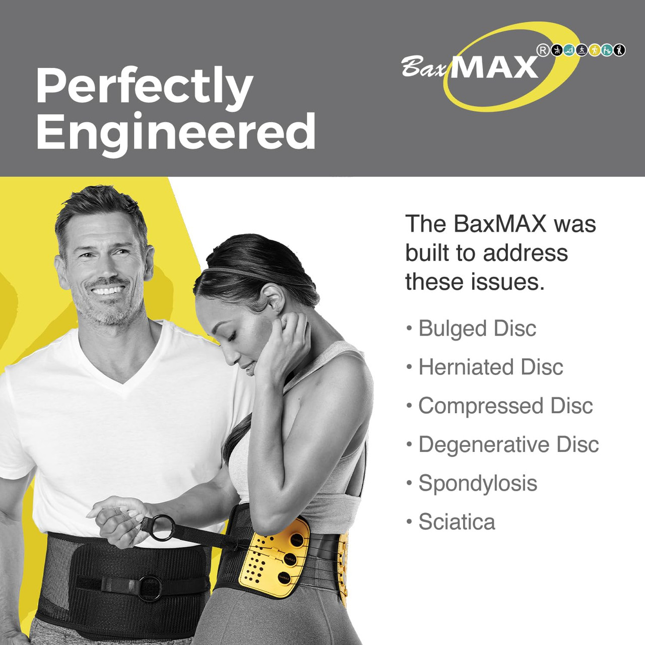 BaxMAX Ultimate Back Support, BaxMAX Back Support, Back Brace, Back Support Brace, Back Support, Brace, Support Brace, Low Back Brace, Low Back Support, Chronic Back Pain, Back Pain, Acute Low Back Brace, lumbar compression brace, lumbar brace, lumbar back brace, lumbar support, lumbar back support