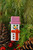 Petite Glass Snowman with Pink and Red Accents.