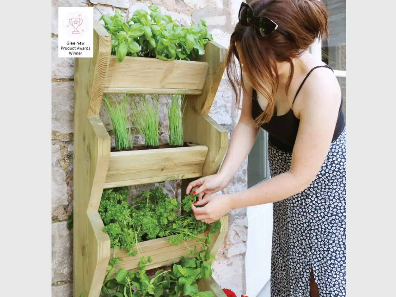 Vertical Herb Stand - Upright Growing for Limited space
