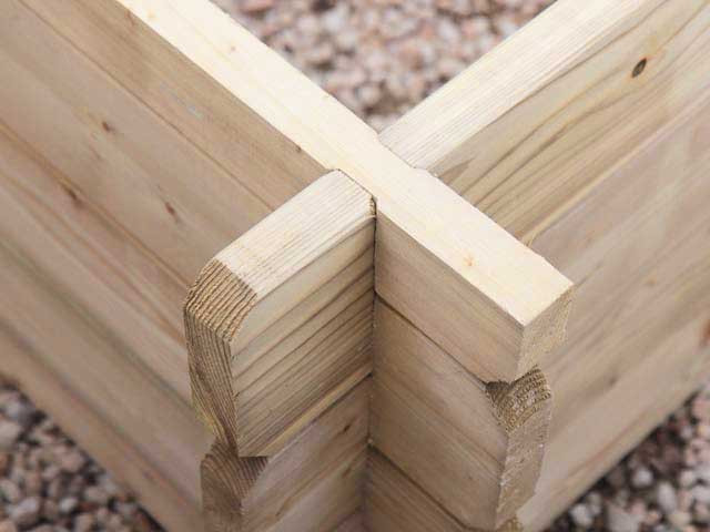 Timber Raised Beds Easy Assembly Raised Bed Kits 180cm x 180cm